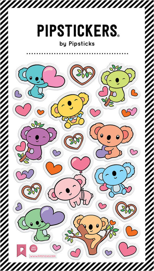 Stickers -  Puffy Pastel Koalas