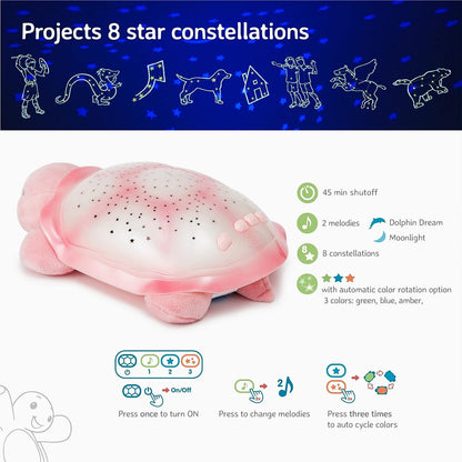 Twinkling Twilight Turtle - Pink