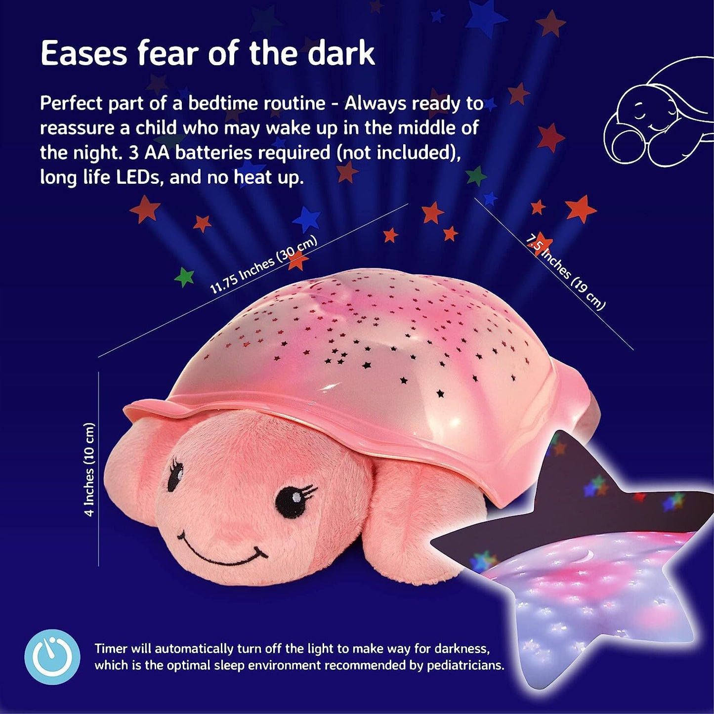 Twinkling Twilight Turtle - Pink