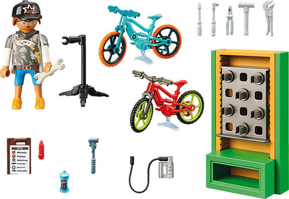 Playmobil Bike Workshop Gift Set