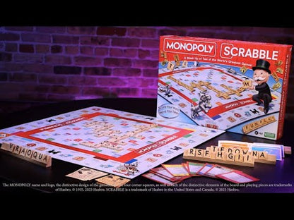 Monopoly Scrabble Game Age 8+