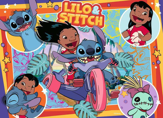 Lilo & Stitch (4 x 100 Piece Puzzle)