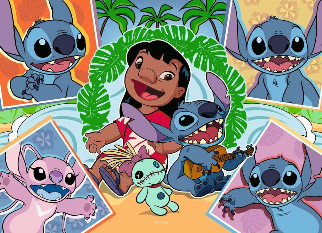 Lilo & Stitch (4 x 100 Piece Puzzle)