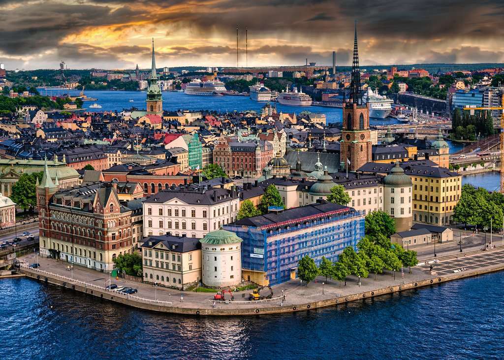 Scandinavian Places - Stockholm, Sweden Puzzle (1000 pc)