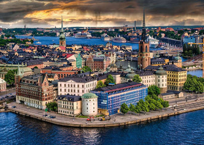 Scandinavian Places - Stockholm, Sweden Puzzle (1000 pc)