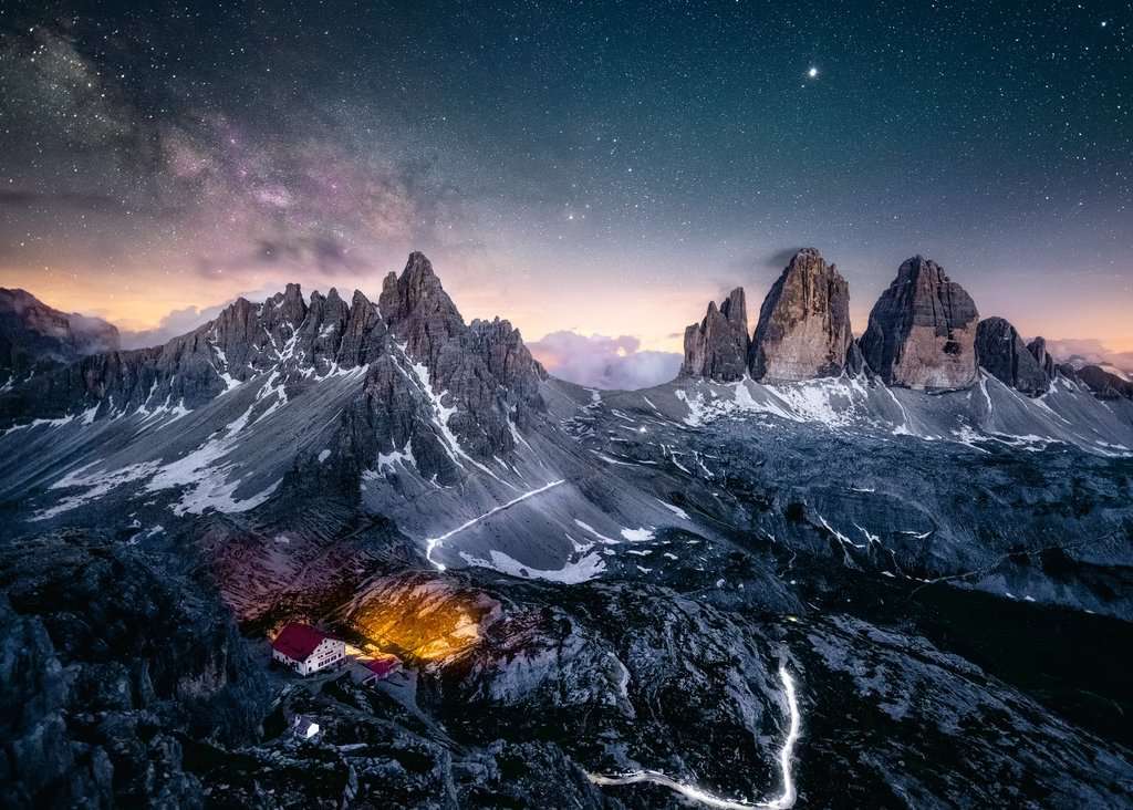 Three Peaks, Dolomites Puzzle (1000 pc)