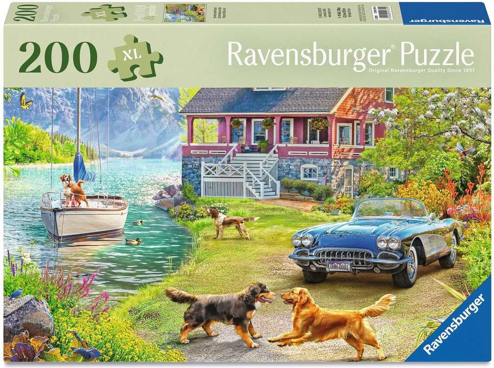 Summer Lake House Puzzle (200 pc)