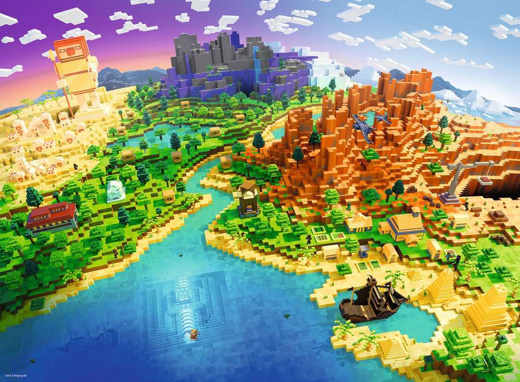 World of Minecraft Puzzle (500 pc)