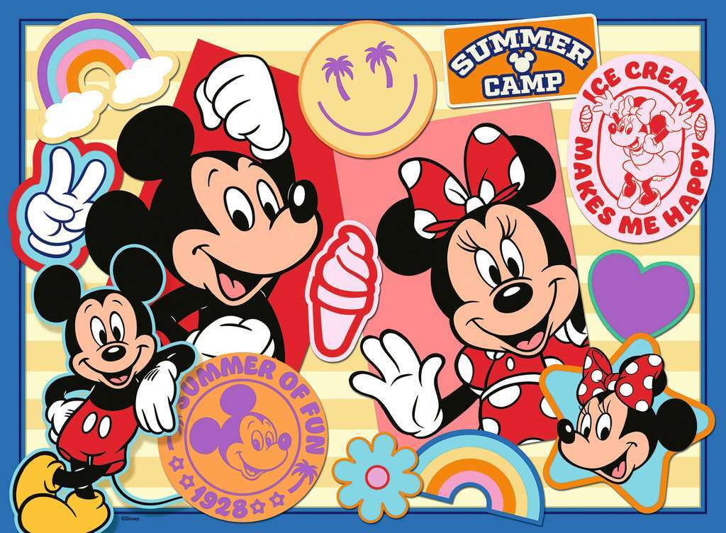 Mickey & Minnie's Road Trip! Puzzle (200 XXL pc)
