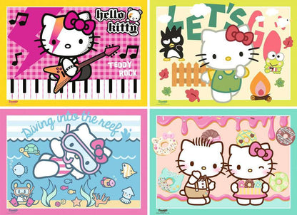 Let's go, Hello Kitty! Puzzle (4x100 pc)
