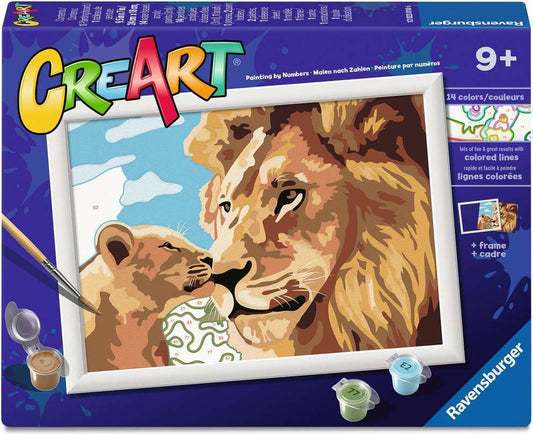 Lion and Baby Puzzle (Painting products)