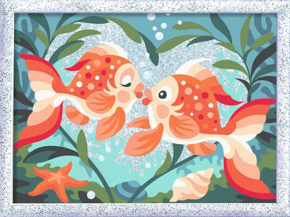 Fish in Love Puzzle (Painting products)
