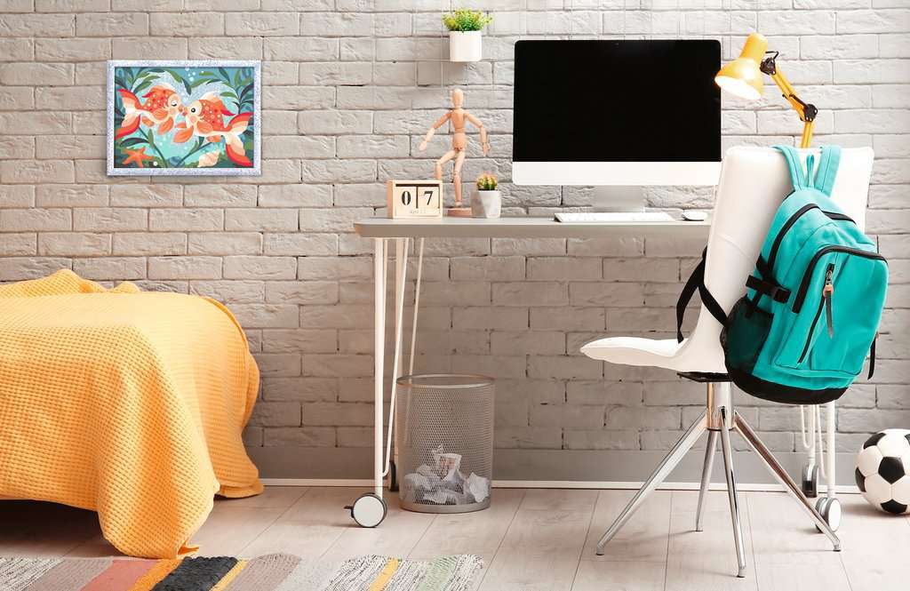 Fish in Love Puzzle (Painting products)