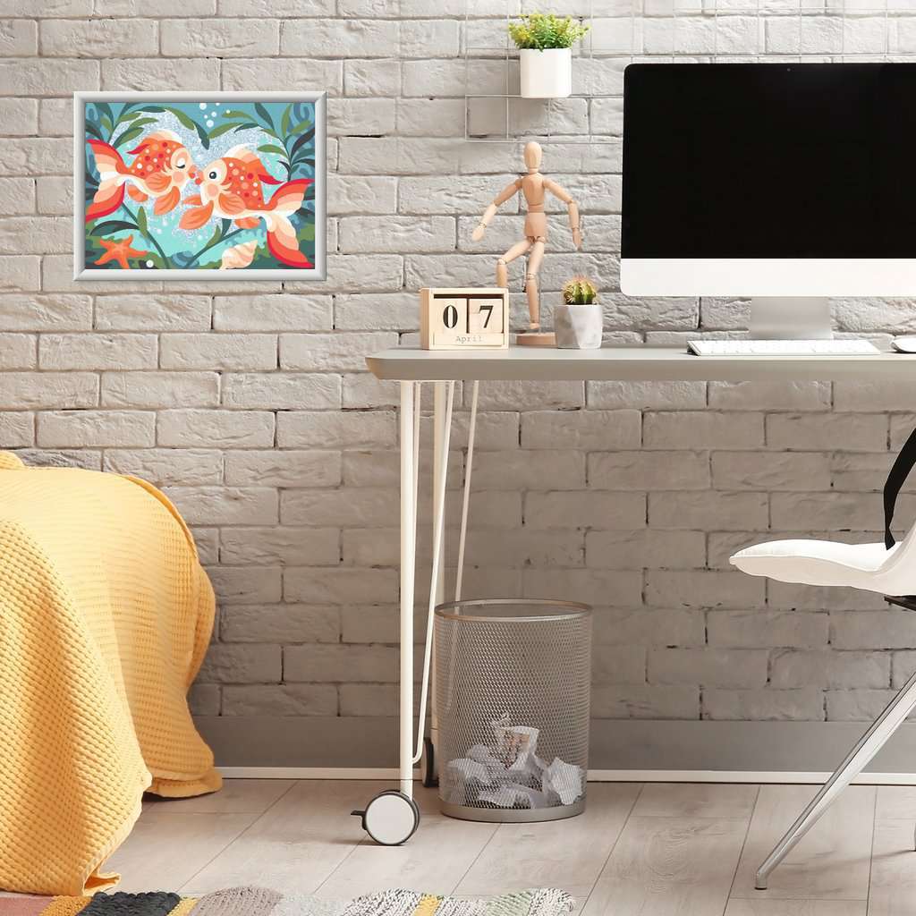 Fish in Love Puzzle (Painting products)