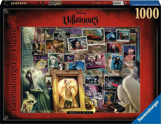 Disney Villainous: Cruella de Vil (1000 pc Puzzle)