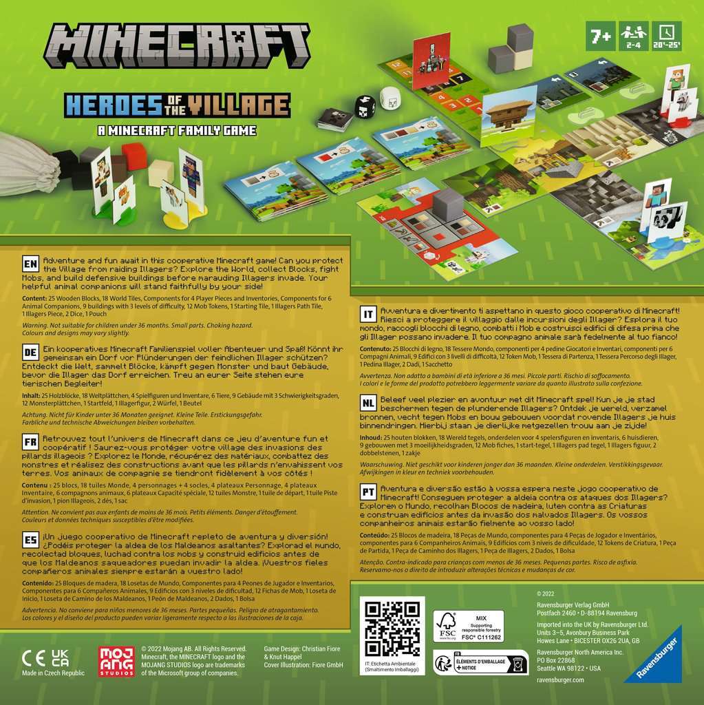 Minecraft: Heroes of the Village Game Age 7+
