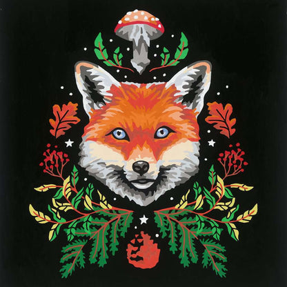 CreArt Pixie Cold: Fox 8x8 Paint by Number