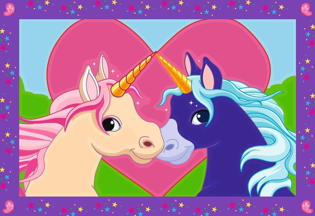 CreArt Jr: Paint-By-Number - Magical Unicorns (2 images) Age 5+