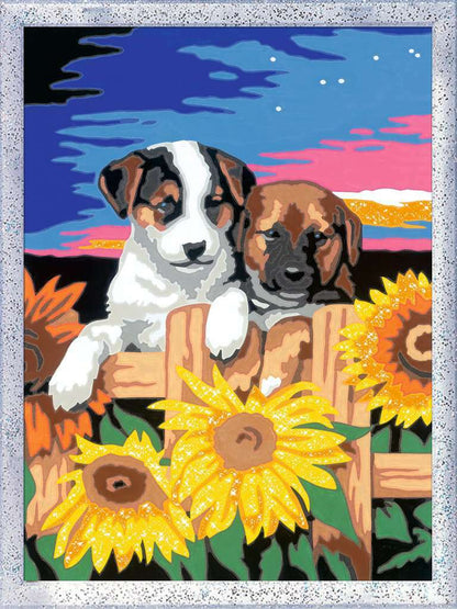 CreArt: Sunset Paw-fection Paint by Number