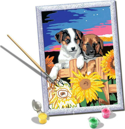 CreArt: Sunset Paw-fection Paint by Number