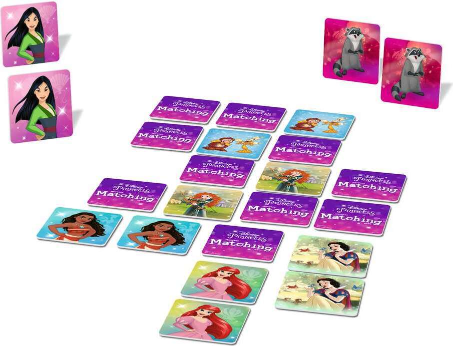 Princess Matching Game - Trilingual