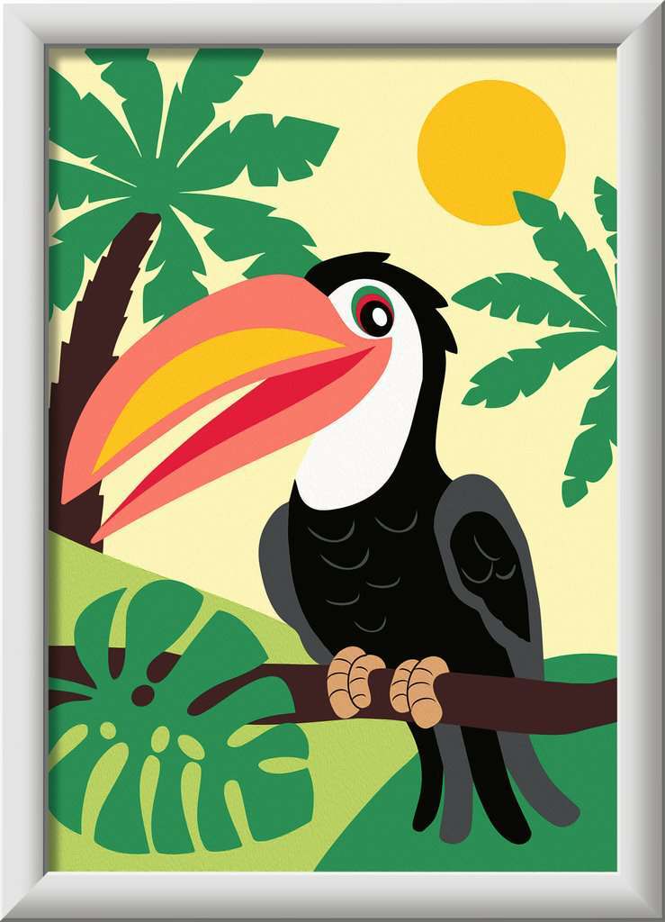 CreArt: Toucan In Jungle 5x7