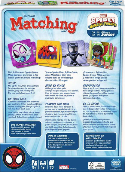 Spidey & Amazing Friends Matching Game - Trilingual