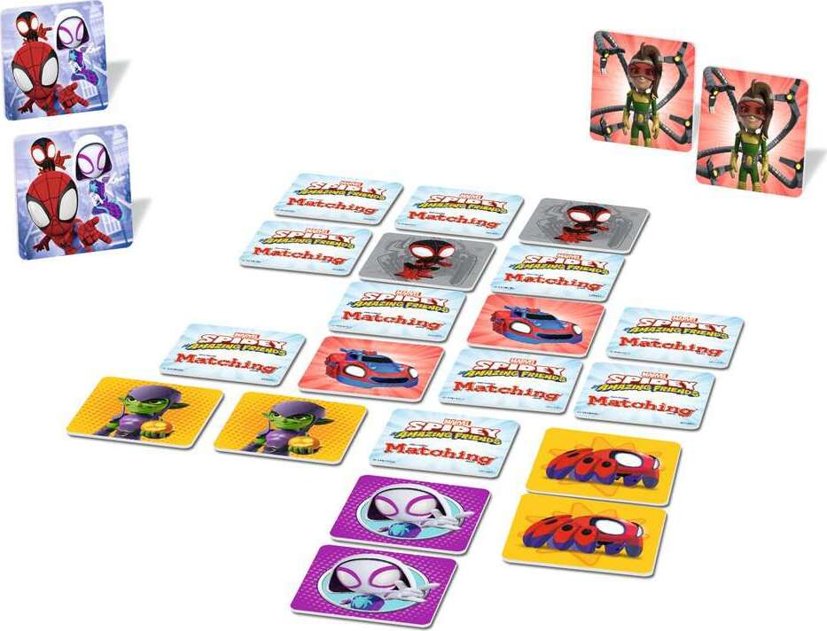 Spidey & Amazing Friends Matching Game - Trilingual