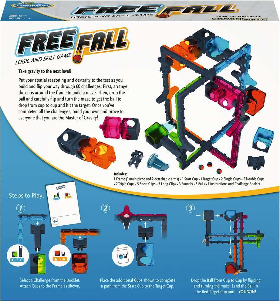 Free Fall Logic and Skill Game