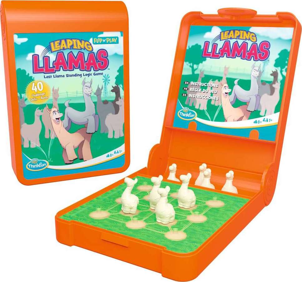 Flip 'N Play-Leapin' Llamas Game Age 8+