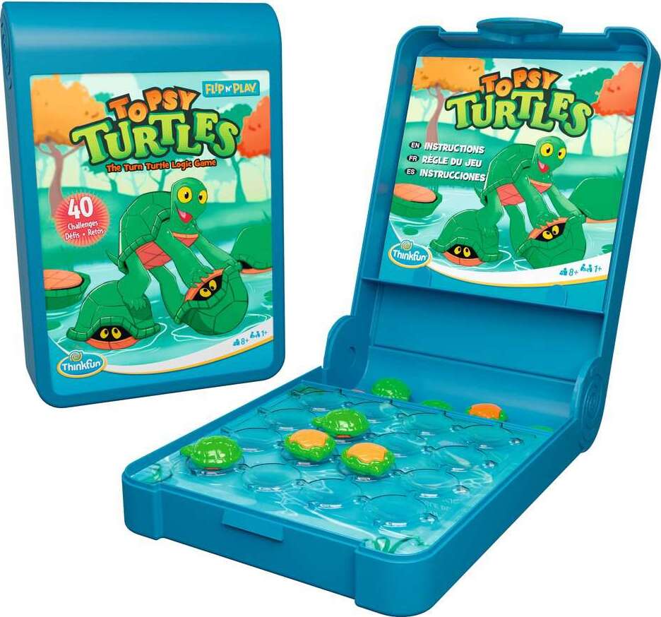 Flip 'N Play-Topsy Turtles Game Age 8+