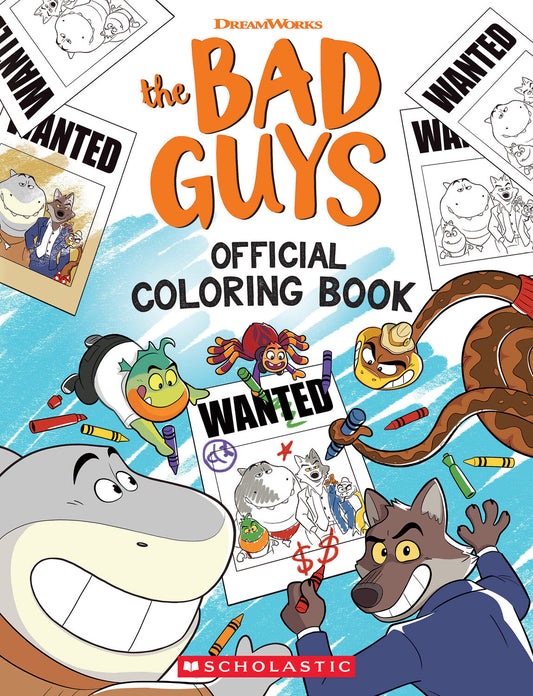Bad Guys Coloring Book