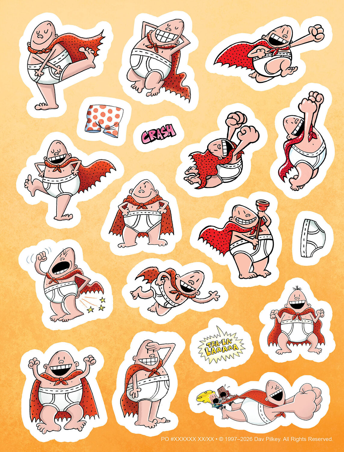 Captain Underpants: The Official Sticker Book