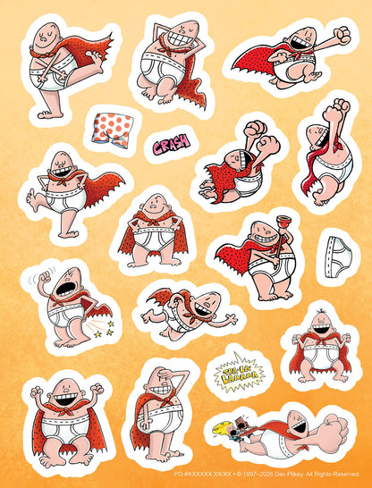 Captain Underpants: The Official Sticker Book