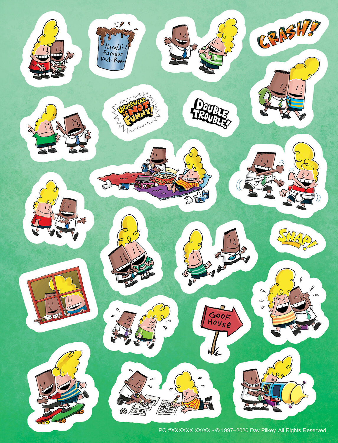 Captain Underpants: The Official Sticker Book