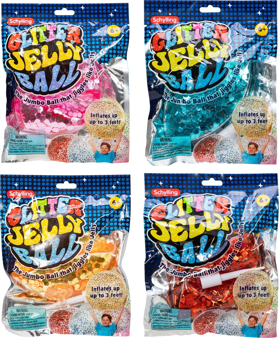 Jumbo Glitter Jelly Ball (assorted colors)