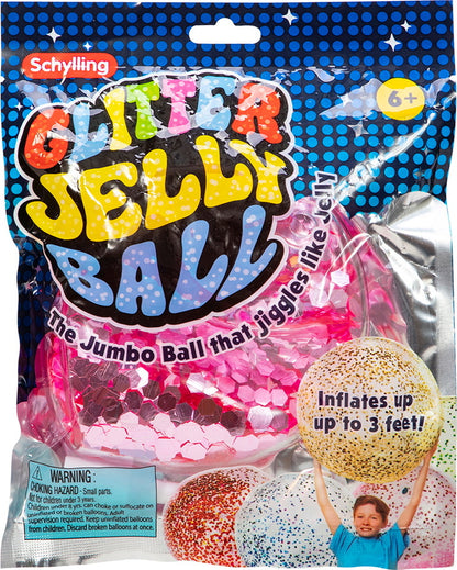 Jumbo Glitter Jelly Ball (assorted colors)