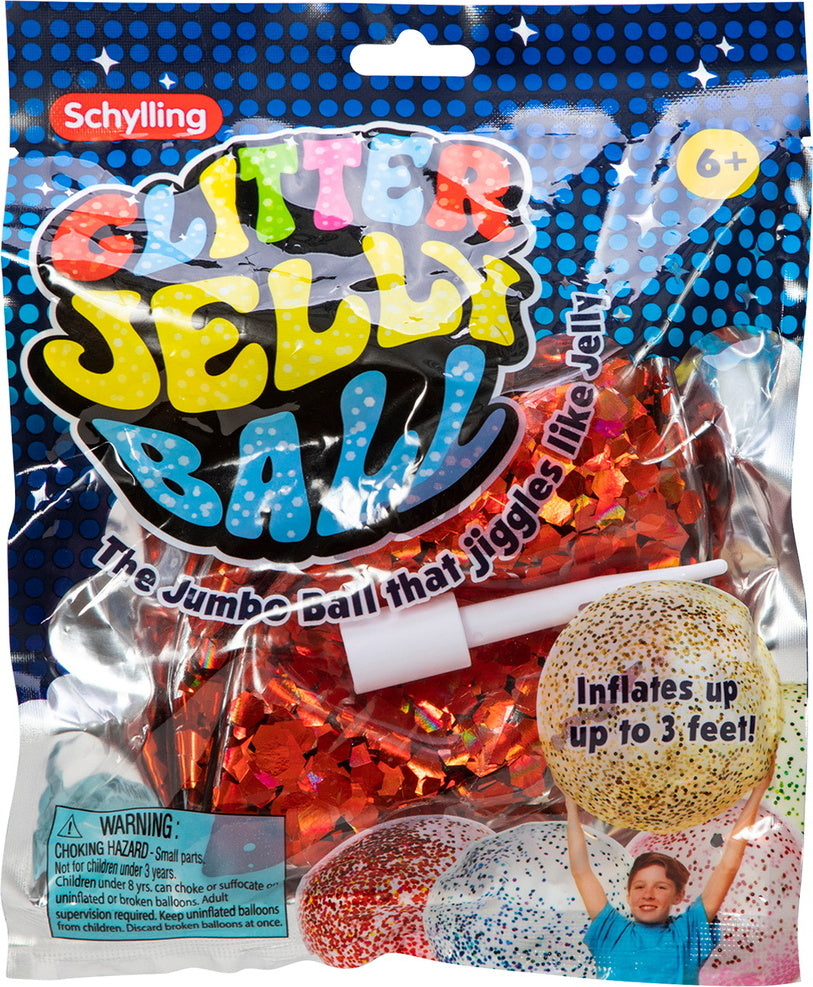 Jumbo Glitter Jelly Ball (assorted colors)