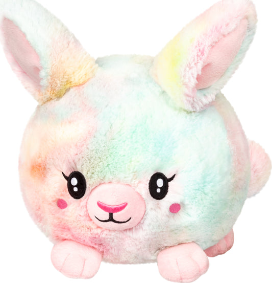 Mini Squishable Fluffy Bunny - Pastel Tie Dye