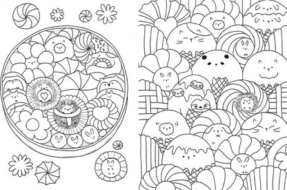 A Million Cute Animals: Adorable Animals to Color