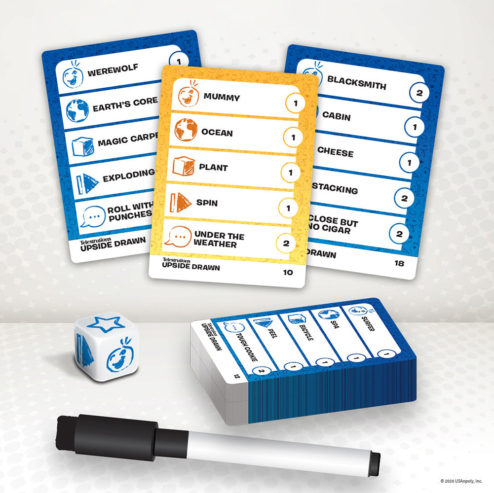 Telestrations Upside Drawn Game