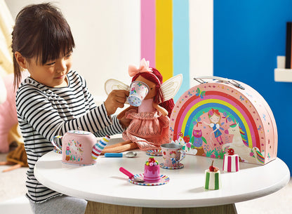Rainbow Fairy 10 pc Tin Tea Set
