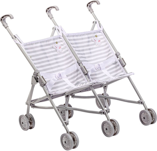 Berenguer Boutique Twin Doll Stroller