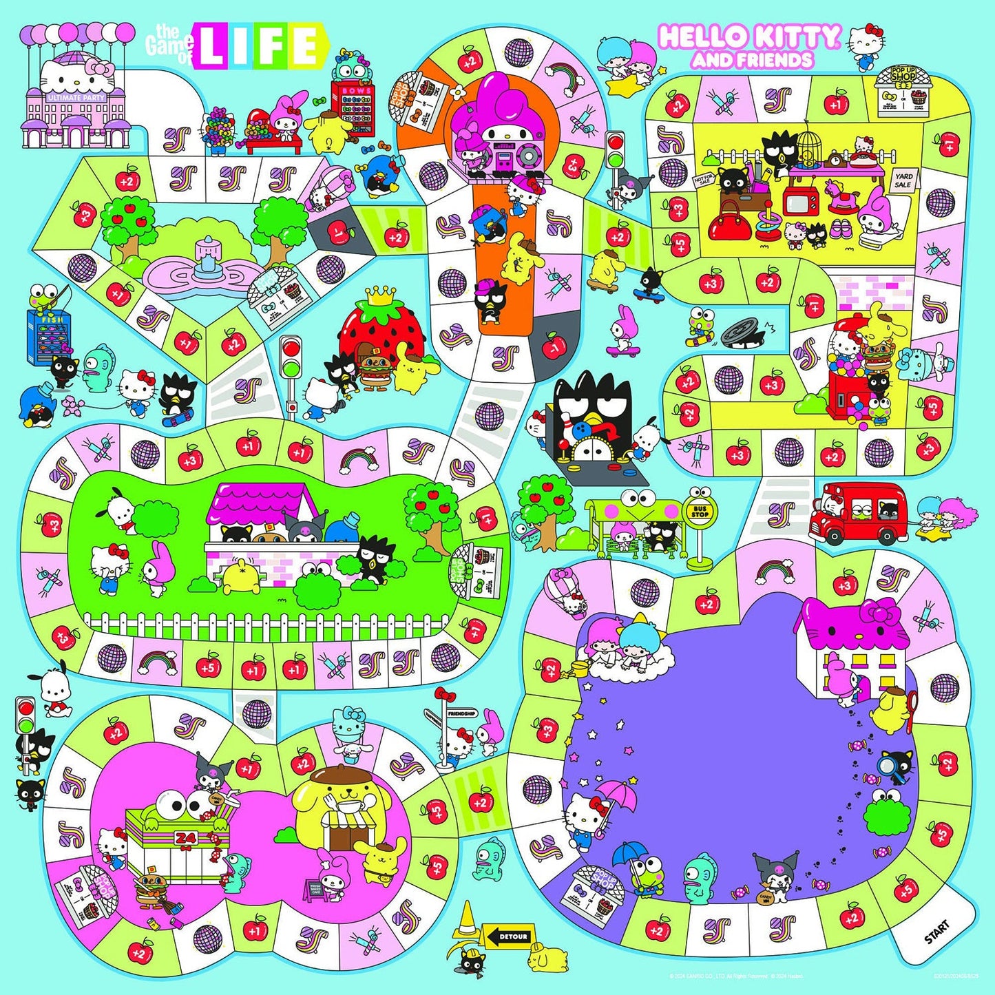 Hello Kitty and Friends The Game of Life