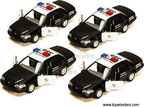 Ford Crown Victoria Police Interceptor (1/42 scale diecast model car, Black)