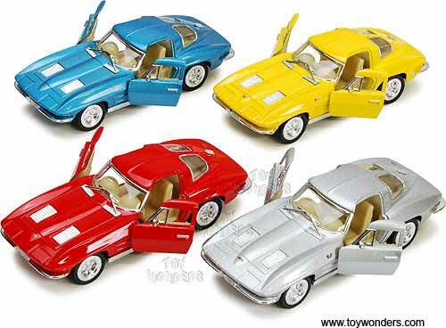 Chevy Corvette Stingray Hard Top (1963, 1/36 scale diecast model car) (assorted colors)