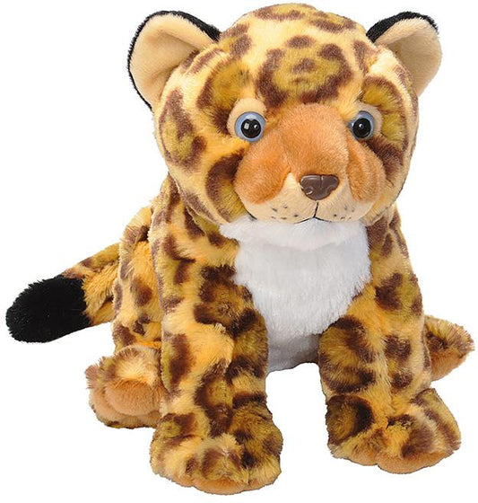 Jaguar Cub Stuffed Animal - 12"