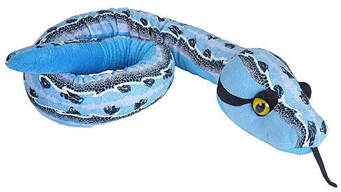 Slipstream Blue Snake Stuffed Animal - 54"