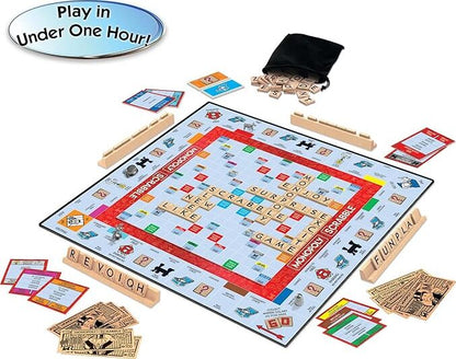 Monopoly Scrabble Game Age 8+