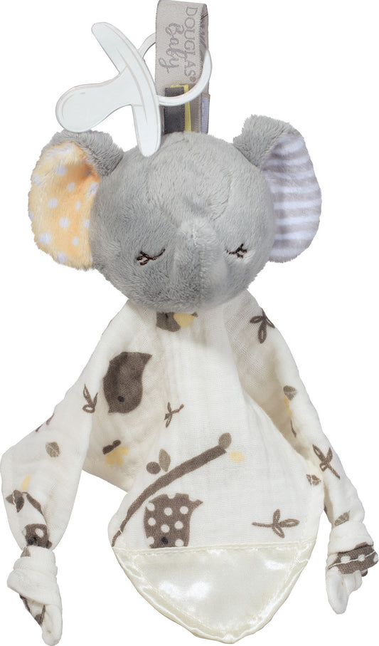 Joey Gray Elephant Paci Lovey